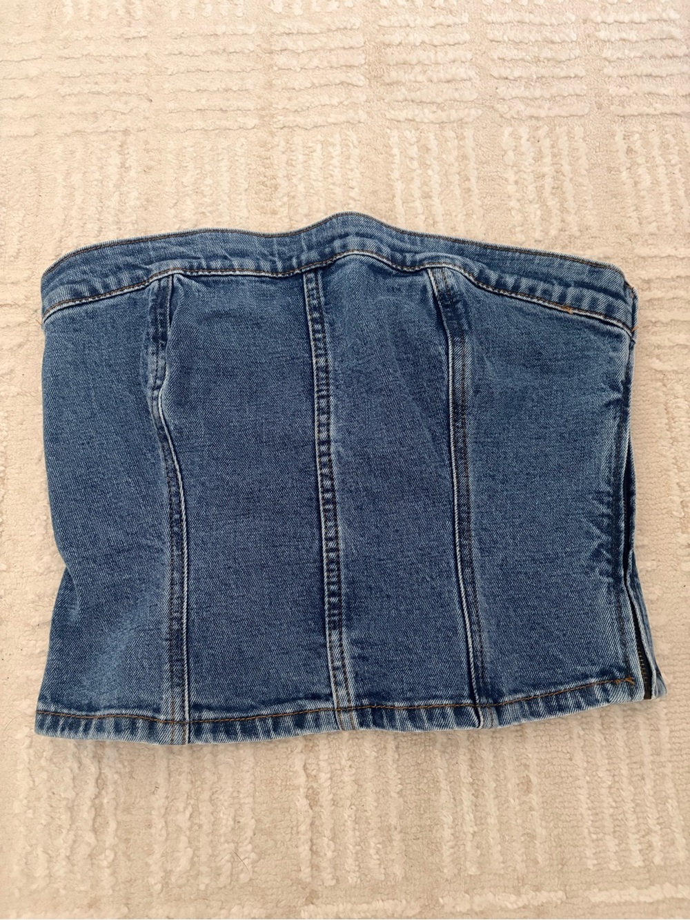 Denim Tube Top